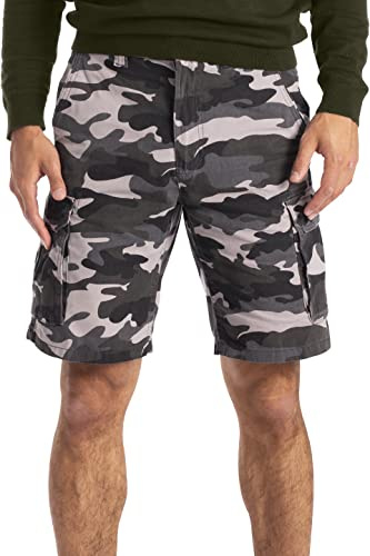 westAce Mens Cargo Combat Shorts 100% Coton 6 Pockets Chino Summer Work Safety Essential Half Pants All Waist 32-44