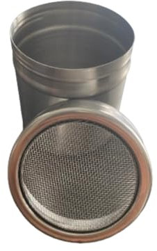 Saupoudreuse Inox Professionnelle Parmesan, Sel, Cacao, Farine, Sucre Glace, Précision.L'Alliée Parfaite des Chefs pour Sublimer Chaque Plat