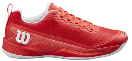 Wilson Rush Pro 4.5 Tennis Shoe for Clay Court, Men's, Size 10, Infrared/Infrared/White