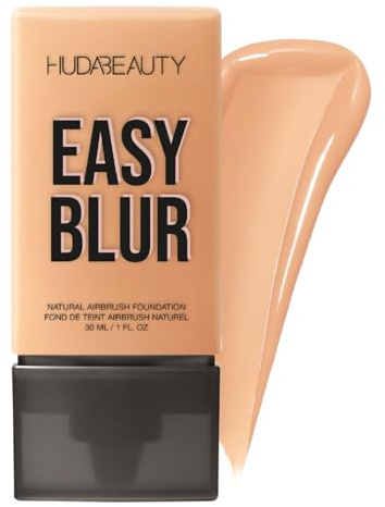 HUDABEAUTY ORIGINAL | Easy Blur Natural Airbrush Foundation - Base de maquillaje | 30 ml | by BELLA | (330N BUTTER PECAN, 30 ml (Paquete de 1))