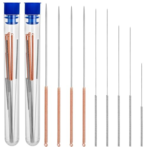 Lot de 20 aiguilles de nettoyage pour buses d'imprimante 3D - En acier inoxydable - 0,15/0,2/0,25/0,3/0,35/0,4/0,5/0,6/0,8/1,0 mm