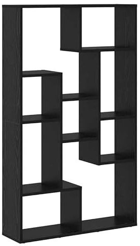 Eleganz Estantería de roble Artisan, sistema de estanterías de madera, 72 x 20 x 120 cm, estantería estable para salón, oficina, ahorra espacio y es duradera