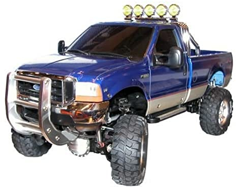 TAMIYA 1:10 RC Ford F-350 HighLift 4x4 3-Gang - ferngesteuertes Auto - Offroad - Pick Up Truck -Elektromotor - Modellbausatz - Metallgetriebe - unlackiert - 58372