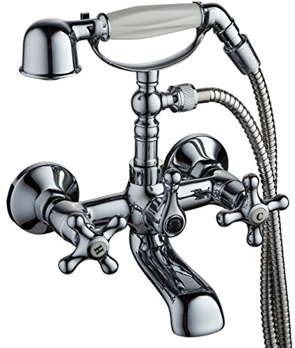 Grifo de bañera serie Almendro en cromo