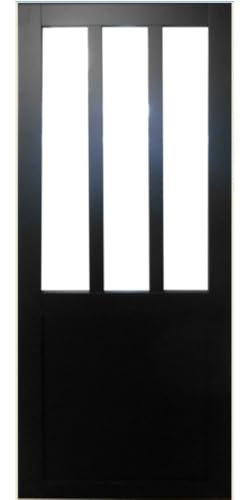 LAURE 26 Porte Style Atelier Noire 204X73