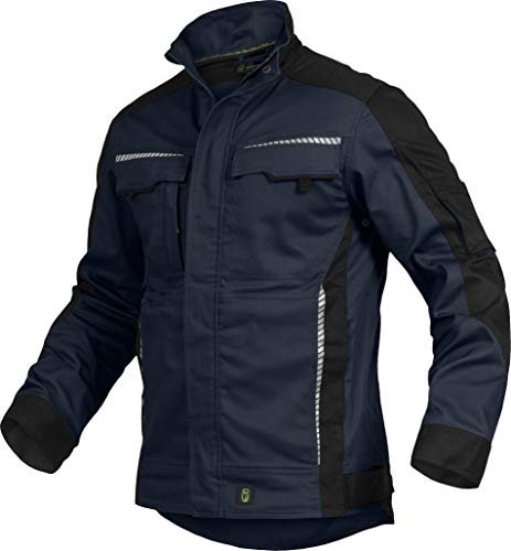 Leib Wächter Flex-Line Herren Arbeitsjacke Bundjacke (5XL, Marine/Schwarz)