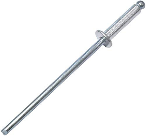 AERZETIX - C48091 - Lot de 100 Rivets aveugles standard Ø2.4x10mm aluminium/acier - DIN 7337 A - rivet pop à rupture de tige