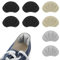 MXTIMWAN 4 Pares Almohadillas para Talón Talonera Antideslizante Plantillas Autoadhesivas de Zapato Almohadillas para el Talón para Hombres Mujeres Negro