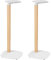ynVISION.DESIGN Wood Speaker Stands | Pair | Max 22 LBS per Stand | Compatible with Sonos Era 300 and Most Bookshelf Speakers | 31 inches Tall | Foam Pad - Built in Cable Management | White and Beech
