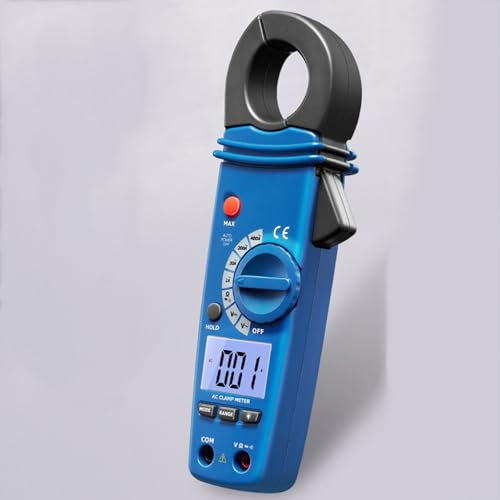 KHZKHC Ac digital klämmätare, mini strömklämmätare, 23 mm liten käk, motståndsmätning, 1 ma hög strömupplösning, 2 000-bitars digital Lcd, för lödledningar, läckage-testning