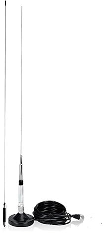 Retevis MR500 Dual Band Antenna, CB Radio Antenna with PL259 Male Connector, Compatible with MB62 Car Radio Transceiver, NMO Mobile Antena with 5M Coax Cable for Truck Drivers, Delivery Teams(1Pack)