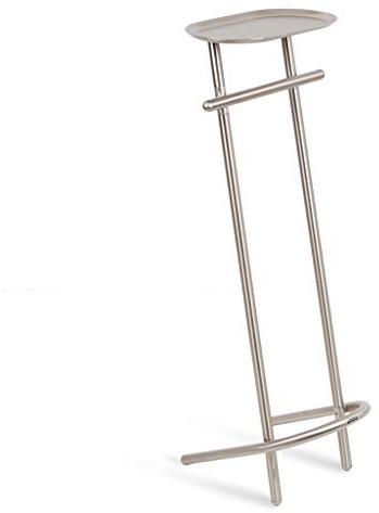 FMURY Butler Toilet Paper Holder Stand and Flex Toilet Brush with Shelf and Drawer, Stainless Steel