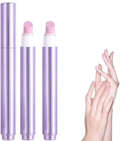 Lápiz para el cuidado de las uñas, Lápiz para el cuidado de las cutículas, Lápiz para el cuidado de las cutículas con punta de cerámica para padrastros, uñas secas, fortalecedoras (2 piezas)