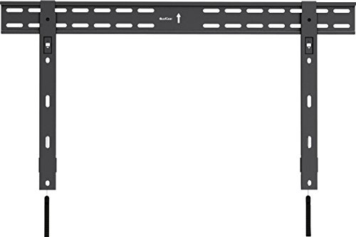 QualGear QG-TM-002-BLK 37-Inch to 70-Inch Universal Ultra Slim Low Profile Fixed Wall Mount LED TVs, Black