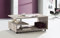 FORTE Bailey Couchtisch, Holzwerkstoff, Sandeiche, 105 x 60 x 45.60 cm