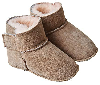 Fellhof 5102 Stieferl Kuschl, Größe - 2 (18/19), hellbraun