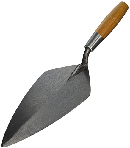 Kraft Tool RO116-12 12 Narrow London Brick Trowel with 6 Wood Handle