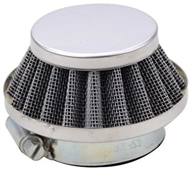 GOOFIT Filtro Arie 44 Minimoto Universal reemplazo para 2 Tiempos 47cc 49cc GSR46R GSR40 GSR40TS Scooter Pocket Bike ATV Quad Go Kart Plata