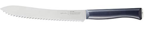 Opinel - N°216 Couteau à Pain Intempora - Lame 21 cm Acier Inox, Denture Adaptée aux Pains - Manche Polyoxyméthylène - Excellente Prise en Main - Garantie à Vie