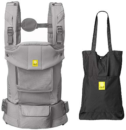 LÍLLÉbaby Serenity Airflow - SIX-Position Ergonomic Baby & Child Carrier with Convertible Tote and Breathable Mesh for Temperature Control - Dolphin