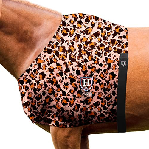 Harrison Howard Caballo elástico Protector de Hombro Anti frotamiento Babero para Caballo-clásico Leopardo