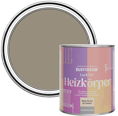 Rust-Oleum Brown Heat Resistant Radiator Paint in Satin Finish - Cocoa 750ml