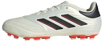 Adidas Unisex Adulto Copa Pure II League Artificial Grass Boots, Ivory/Core Black/Solar Red, 40 2/3 EU