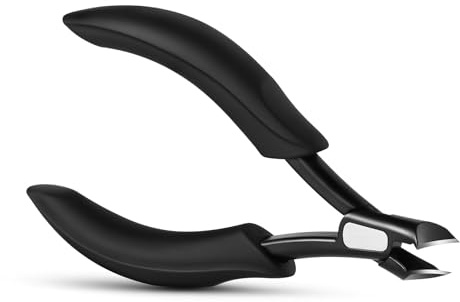 BEZOX Toenail Clippers for Seniors Thick Toenails - Precision Large Thick Nail Clipper for Men and Women, Comfort Grip Fingernail Clipper, Ergonomic Long Handle Nail Cutter Trimmer with Catcher