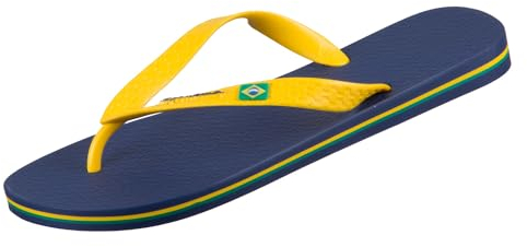 Ipanema Herren Clas Brasil Ii Ad Flipflop, Blue Yellow, 43/44 EU