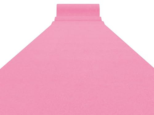 Luyckfrazy Hochzeits-Gangläufer, 10 m, 20 m, 30 m, rosa Teppichläufer für Partys, 2 mm dick, Polyester, Gangteppich, Dekoration für Hochzeiten, Zeremonien, Outdoor-Kirchenpartys (Size : 1.2x20m)
