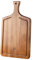 Bill.F Planche à découper en bois d'acacia, planche à découper en bois avec éviers spéciaux, planche à découper en bois de qualité professionnelle avec poignée antidérapante (23 x 39 x 2,5 cm)