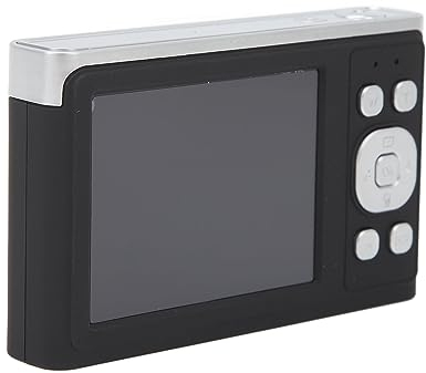 2,88-Zoll-IPS-Bildschirm, 50 MP, 4K-Digitalkamera mit 16-fachem Digitalzoom – Kleine Tragbare HD-Kamera für Fotos, Videos, Vlogging und Mehr (Black)
