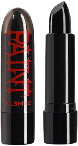 Cream-Blendable Face Paint Stick - Green Full Body Paint Makeup for Halloween Cosplay SFX, Coverage Painting Foundation 3g (Black)