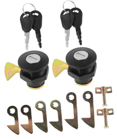 SOPOTUTU Juego De 2 Candados para Coche Eléctrico Motocicletas Eléctricas Scooters Eléctricos Cerraduras Traseras para Motocicletas Cerraduras Traseras Y Llaves
