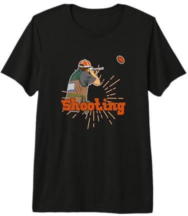 Disparo de Palomas de Arcilla Tiro de Palomas de Arcilla Skeet Tiro Camiseta Premium