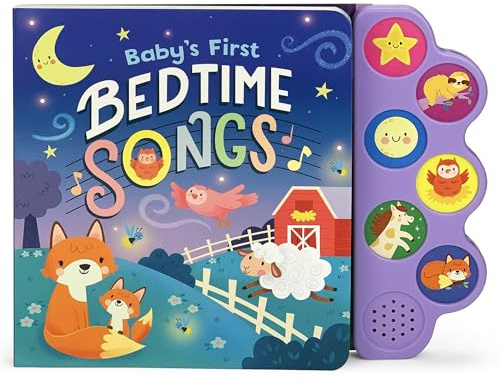 Baby's First Bedtime Songs (Interactive Children's Song Book with 6 Sing-Along Tunes)
