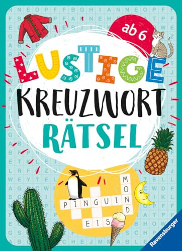 Ravensburger Lustige Kreuzworträtsel - Rätselblock ab 6 Jahre