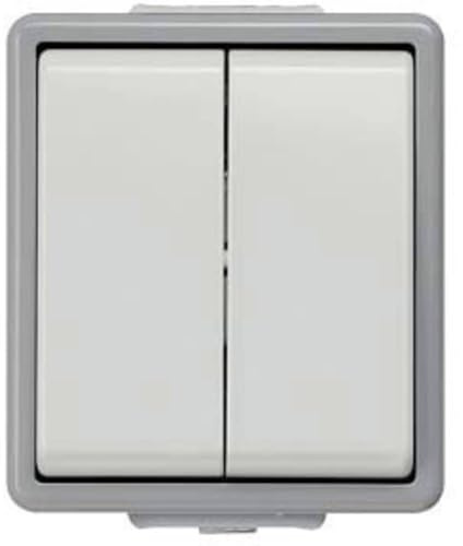 BJC unipolaren Delta Delta Oberfläche – doppelte Schalter IP44