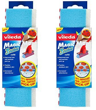 Vileda Magic Mop 3 Action Refill, Pack of 2 by Vileda