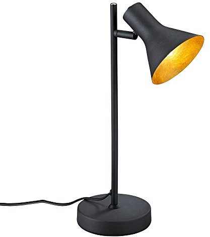 RL LIVE YOUR LIGHT Reality Leuchten R50161002 Tischleuchte, Metall, schwarz/gold