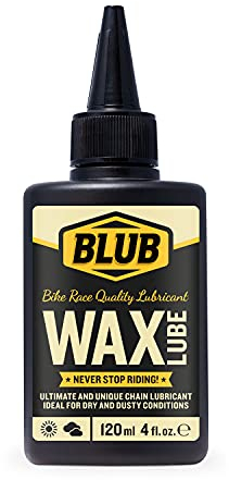 BLUB Wax Lube 120ml – chain wax for MTB & Road for Dusty Rides – chain lube – chain wax bicycle – bike chain lubricant – bike lubricant Easy to Clean – Up to 120km per Use