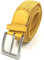 LisaModa Herren Stretch Flechtgürtel LM1000 Stretchgürtel Stoffgürtel Viele Farben (Gelb 030, 100-125)