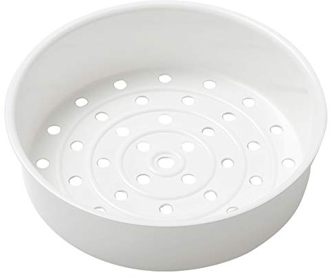 MSemis 3L/4L/5L Reiskocher Dampfer Kunststoff Dampfkorb Dampfgarer Topf Zubehör Dampfgitter Küche Gemüsekocher Gemüse Und Obst Abflusskorb Kochwerkzeug Elfenbein B 4L/5L