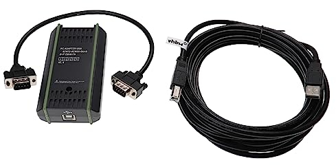 vhbw USB-MPI Programmierkabel Ersatz für Siemens 6ES7972-0CB20-0XA0 für Steuerungssystem - Verbindungskabel, 5 m