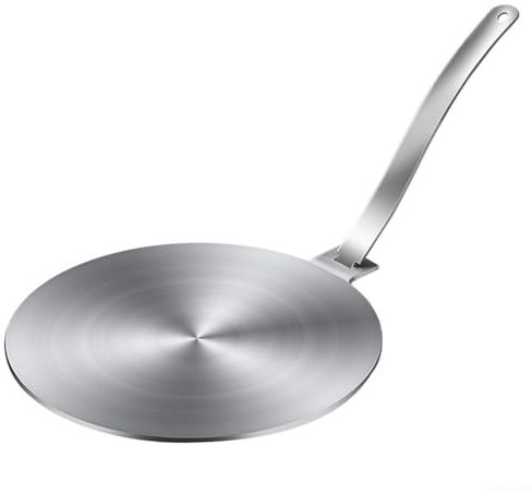 Diffuseur de chaleur plaque à induction, plaque diffuseur à induction en acier inoxydable, pour cuisinière à gaz, plaque de cuisson en verre, plaque à induction, adaptateur de plaque à induction