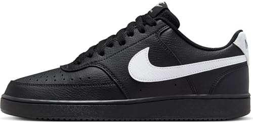 Nike Court Vision Lo Herren Sneaker, Black/White-Black, 40.5