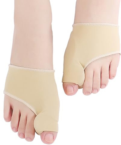 Neoreser Hallux Valgus Korrektur Bandage, Großer Zeh & Fußzehen Entlastung Vorfusspolster, Schiene Zehenkorrektor für Damen & Herren(L(41-45))