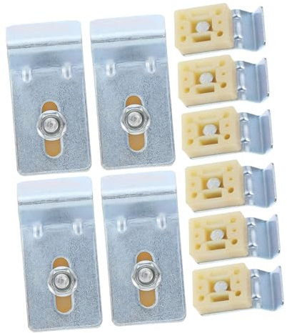 UKCOCO Fixations pour Lavabo 10 Pièces Clips Robustes pour Évier sous Plan De Travail pour