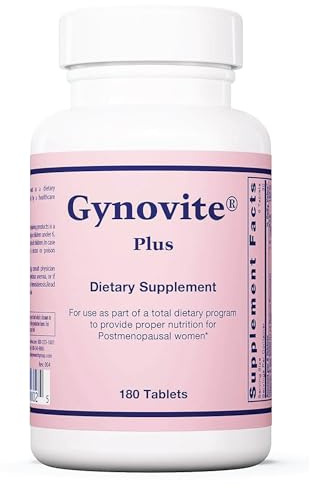 Optimox Gynovite - Menopause Supplements for Women, Post Menopause Support Vitamins for Hot Flash, Night Sweats, Women's Menopausal Comfort - 180 Tablets