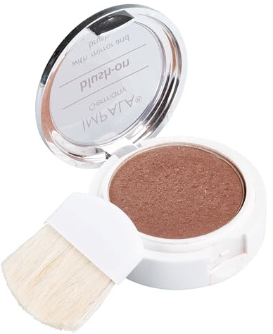 Impala - Coloretes con Espejo y Brocha Blush On Color Nº 9 | Polvo Compacto Blush de Larga duración | Colorete Iluminador | Textura Suave y Liso | 6 gr